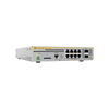 Switch Industrial-Lite PoE+ administrable capa 2 de 8 Puertos 10/100/1000 Mbps + 2 puertos SFP, 124 W