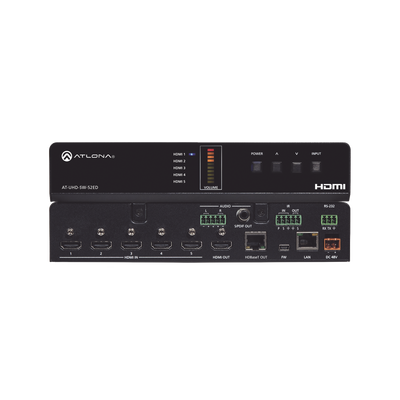 ATLONA 5 X 2 HDMI TO HDBASET SWITCHER