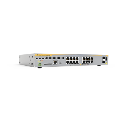 Switch PoE+ Administrable Capa 3, 16 Puertos 10/100/1000 Mbps + 2 SFP Gigabit, 247 W