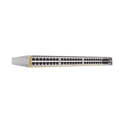 Switch multigigabit de capa 3 apilable 48 puertos RJ45 1G/2.5G/5G/10G, 4 puertos QSFP+/QSFP28 40G/100G