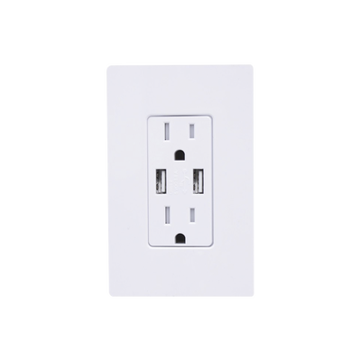 TOMACORRIENTE 15 AMP CONECTOR USB