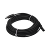 Cable Fotovoltaico 50 m, Negro, Calibre 10 AWG con Terminales MC4 en Ambos Extremos