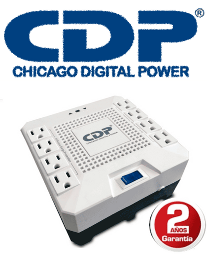 CDP R-AVR1808 - Regulador para equipos electrónicos de alto consumo / 1800VA / 1000W / 8 Tomas con protección