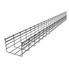 Charola tipo malla 166/150 mm, con acabado Electro Zinc,  hasta 398 cables Cat6, tramo 3 m