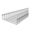 Charola tipo malla 166/600 mm, con acabado Electro Zinc, hasta 1585 cables Cat6,  tramo 3 m