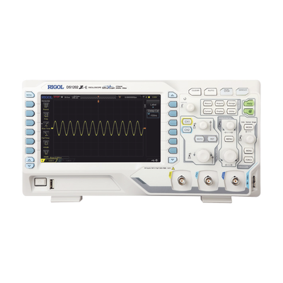 Osciloscopio Digital RIGOL de 2 Canales Análogos, 200 MHz de Ancho de Banda Análoga, Vel. de Muestreo-Tiempo Real de 1 GS/s, Base de Tiempo (min.) de 2 ns/div.