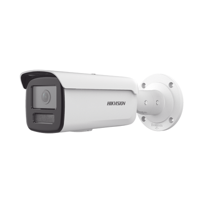 Bala IP 2 Megapixel / Lente 4 mm / 80 mts IR EXIR /Exterior IP67 / WDR 120 dB / PoE / Videoanaliticos (Filtro de Falsas Alarmas) / Ultra Baja Iluminación / Onvif / MicroSD