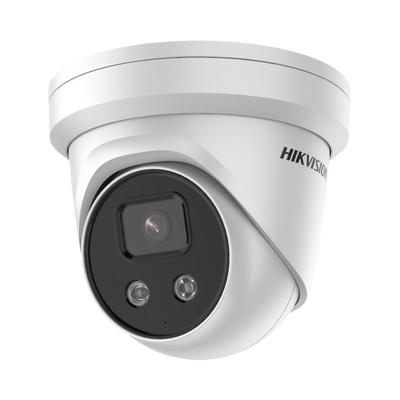 Turret IP 5 Megapixel / ACUSENSE  / Lente 2.8 mm / 40 mts IR / Exterior IP67 / Micrófono integrado  / dWDR  / MicroSD