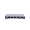 Switch Gigabit PoE+ / Administrable / 8 puertos 10/100/1000 Mbps PoE+ / 2 puertos SFP / configuración remota desde Hik-PartnerPro / PoE hasta 250 metros / 110 W