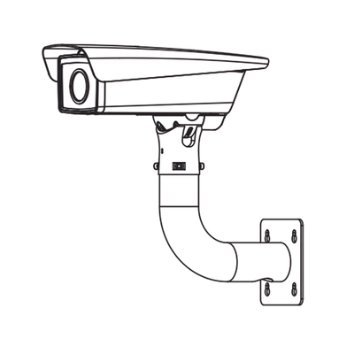 Cámara IP 4 Megapixel / Lente Mot. 3.1 mm - 6 mm / Reconocimiento y Captura de Placas Vehiculares / DARKFIGHTER / IP67 / IK10 / Incluye Montaje de Pared