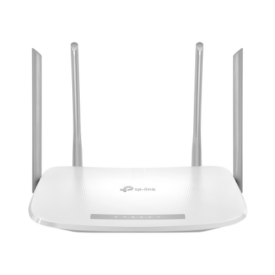 Router Inalámbrico ISP doble banda AC, 2.4 GHz y 5 GHz Hasta 1167 Mbps, 4 antenas externas omnidireccional, 3 Puertos LAN 10/100/1000 Mbps, 1 Puerto WAN 10/100/1000 Mbps