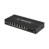 EdgeSwitch 10X Administrable de 8 Puertos Gigabit PoE Pasivo 24VDC + 2 Puertos SFP