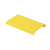 Tapa Con Bisagra a Presión Para Canaleta FiberRunner™ FR4X4YL6, de PVC Rígido, Color Amarillo, 1.8 m de Largo