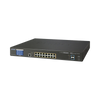 Switch Administrable Capa 3, 16 Puertos Gigabit con PoE 802.3bt, 2 Puertos 10 G SFP+, Pantalla Táctil (400 W)