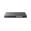 Switch Gigabit PoE+ Administrable / 16 puertos 10/100/1000 Mbps + 4 Puertos SFP Uplink / Hasta 240W / Compatible con GWN Cloud.