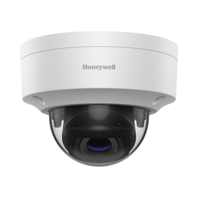 Domo IP 5 Megapíxeles / Lente Mot. 2.8 a 12 mm / 30 mts IR / NDAA / ONVIF / Exterior IP66 / Antivandálica IK10 / H.265 / PoE / WDR 120 dB / HLC / Serie 30 / Honeywell Security