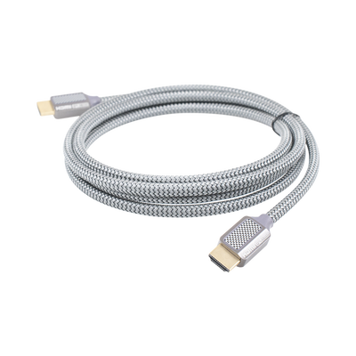 Cable HDMI de 50 Metros por Fibra Óptica 4K@60Hz / Fibra de 4 núcleos +  Cobre estañado de 7 núcleos / Compatible con HDMI 2.0 / Alta velocidad 18  Gbps / 3D / HDR / Caja de Aleacion Zinc / Premium