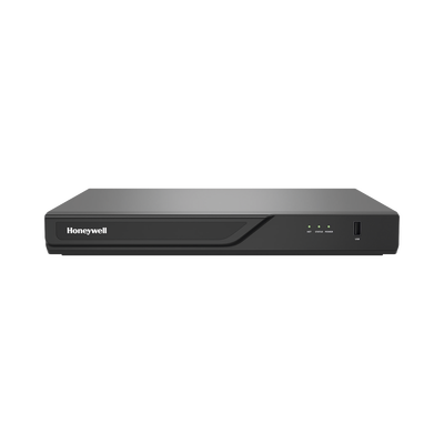 NVR 8 Megapixel (4K) / 16 Canales / 16 Puertos PoE+ / H.265 / Incluye 1 HDD de 8 TB (2 Bahias de Disco Duro) / ONVIF / Certificación NDAA / Serie 30 / Audio y Alarmas Entrada y Salida / Honeywell Security