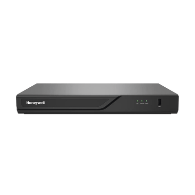 NVR 8 Megapixel (4K) / 16 Canales / 16 Puertos PoE+ / H.265 / Incluye 2 HDD de 10 TB (2 Bahias de Disco Duro) / ONVIF / NDAA / Serie 30 / Audio y Alarmas I/O / Honeywell Security