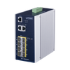 Switch Industrial Administrable L2+, 8 Puertos 1G SFP, 2 Puertos TP Gigabit, (-40 ~75 grados C)