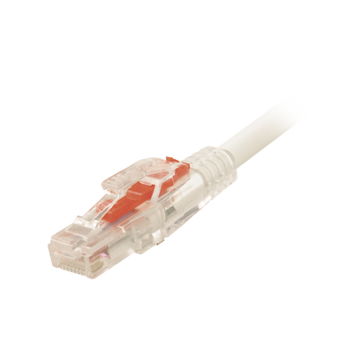 Patch Cord LockIT™ Cat6 UTP, CM/LS0H, 3ft, Color Blanco, 26 AWG