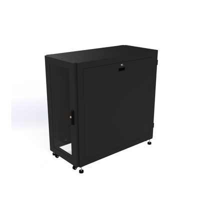 Gabinete Profesional para Telecomunicaciones de 24UR, 600 mm de Ancho x 1200 mm de Profundidad.