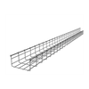Charola tipo malla 116/200 mm, con acabado Electro Zinc, hasta 369 cables Cat6 tramo 3 m