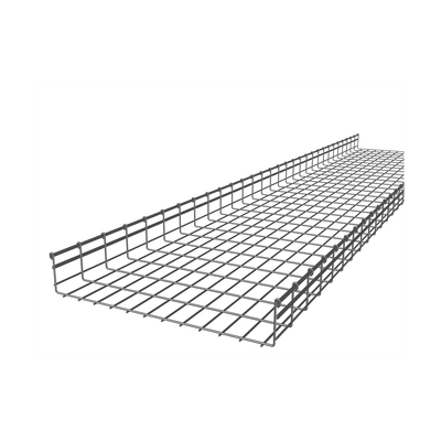 Charola tipo malla 116/600 mm, con acabado Electro Zinc,  hasta 1007 cables Cat6,  tramo 3 m
