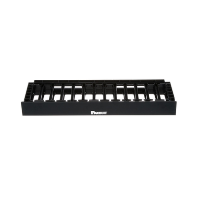 Organizador de Cables Horizontal NetManager, Sencillo (Solo Frontal), Para Rack de 19in, 1UR