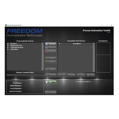 Kit de Herramientas en Software para Automatización de Procesos en Analizadores FREEDOM.