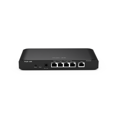 Router administrable cloud con 3 puertos LAN gigabit, 1 Puerto WAN gigabit y 1 puerto LAN/WAN gigabit configurable, hasta 100 clientes con desempeño de 600 Mbps asimétricos