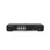 Switch Administrable PoE con 8 puertos Gigabit PoE 802.3af/at + 2 SFP para fibra 1Gb, gestión gratuita desde la nube, 125w