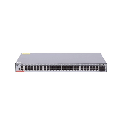 Switch Administrable Capa 3 con 48 puertos Gigabit + 4 SFP+ para fibra 10Gb, gestión gratuita desde la nube.