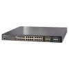 Switch administrable L2+ Stack de 24 puertos PoE+ 802.3at + 2 Puertos 10G SFP /440W