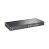 Switch no administrable de 16 puertos 10/100/1000Mbps y PoE af/at, 2 puertos SFP hasta 250W.