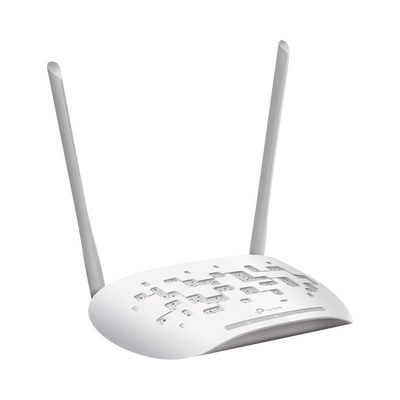 Punto de acceso, 2.4 GHz, 300 Mbps, 2 antenas externas omnidireccional, 1 Puerto WAN 10/100 Mbps