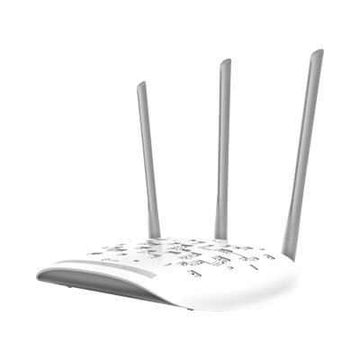 Punto de acceso / Repetidor Wi-Fi, 2.4 GHz, 450 Mbps, 3 antenas externas omnidireccional, 1 Puerto WAN 10/100 Mbps