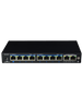 UTEPO UTP3SW08TP120A1 - Switch PoE de 10 Puertos/ 8 Puertos PoE 10/100 Mbps/ 2 Puertos UPLINK 10/100/1000 Mbps/ Estándar 802.3af & at/ PoE 120 Watts Totales/ Hasta 250m de Conexión en Modo CCTV/  No administrable #OfertasRedes #SUCURSALES