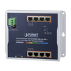 Switch Industrial PoE Administrable de Pared Capa 2, 8 Puertos Gigabit PoE 802.3at y 2 Puertos 100/1000X SFP